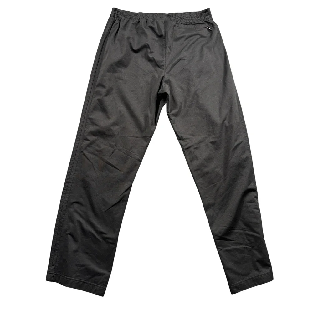 Adidas Y2K Track Pants Mens XL‎ Black 3 Stripe Zip Pocket Athleisure Streetwear